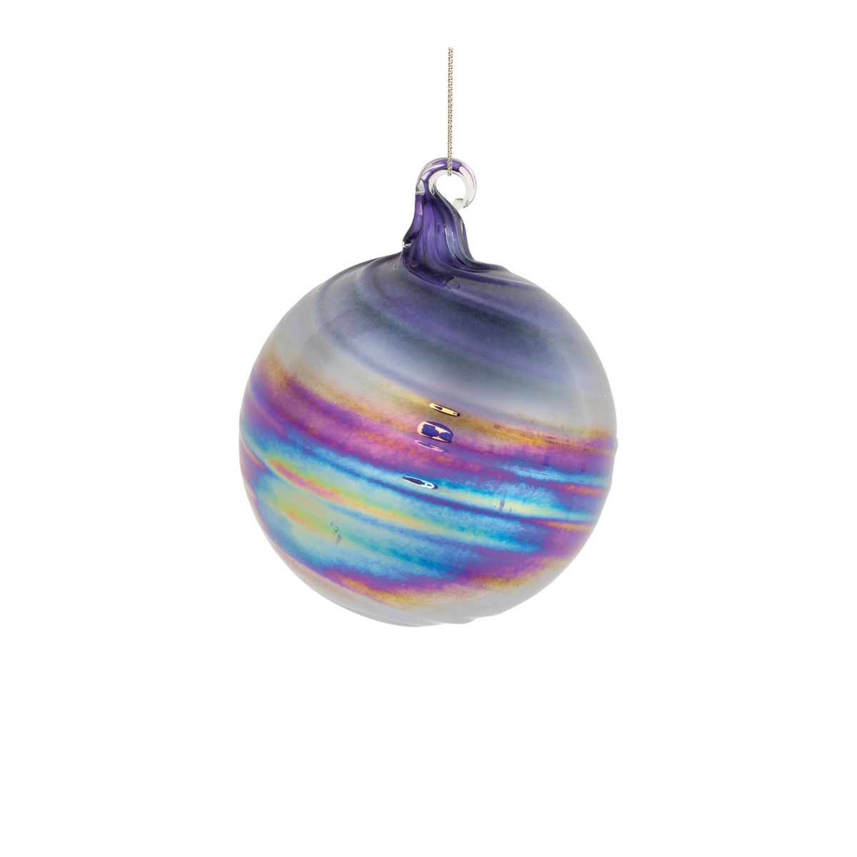 Ornament (Set of 12) 4"D, 6"H Glass -Ship Only