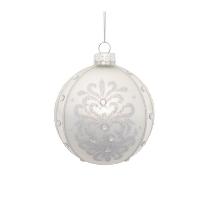 Glittered Ornaments (Set of 6)