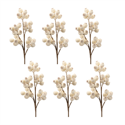 Beaded Berry Spray (Set of 6)