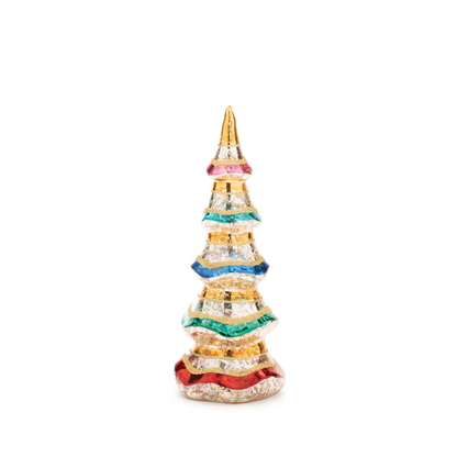 Multicolor Mercury Glass Pine Tree (Set of 3)