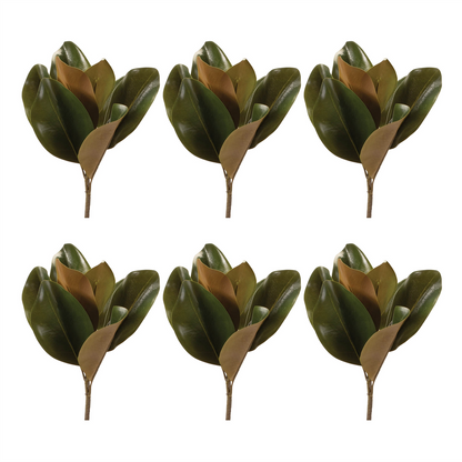 Magnolia Leaf Spray (Set of 6)