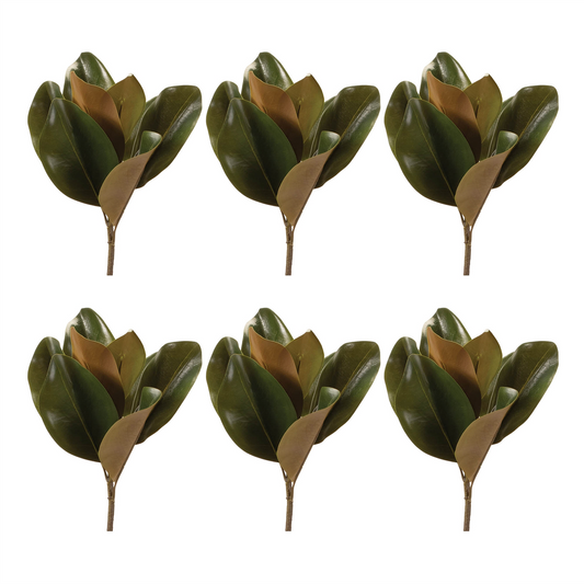 Magnolia Leaf Spray (Set of 6) -Ship Only