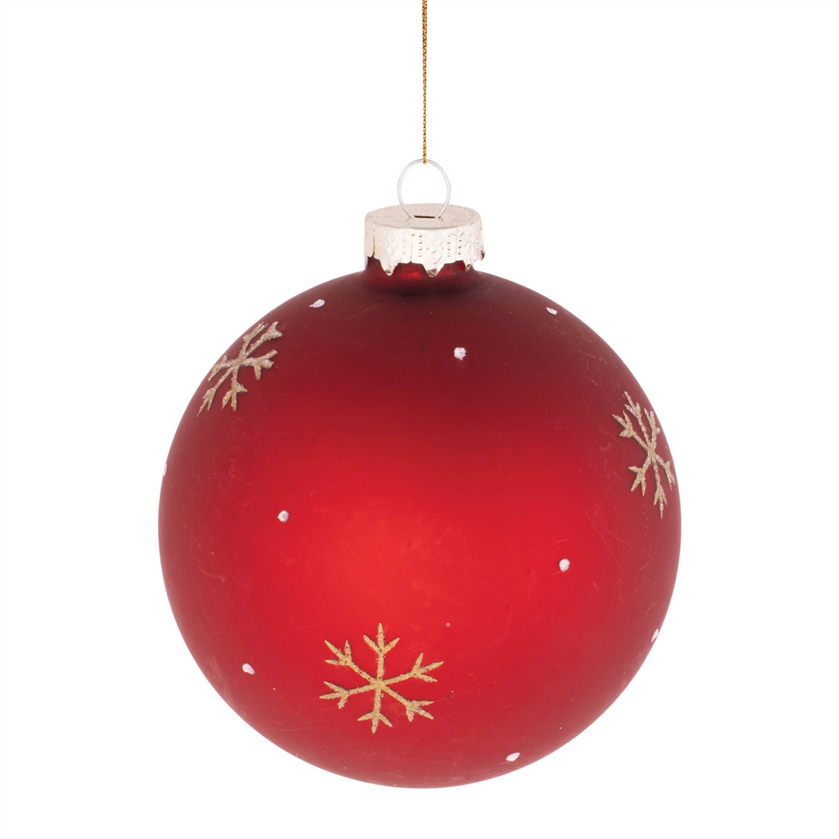 Beaded Pine Tree Ball Ornament (Set of 6) -Ship Only