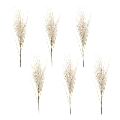 Flocked Twig Branch (Set of 6)