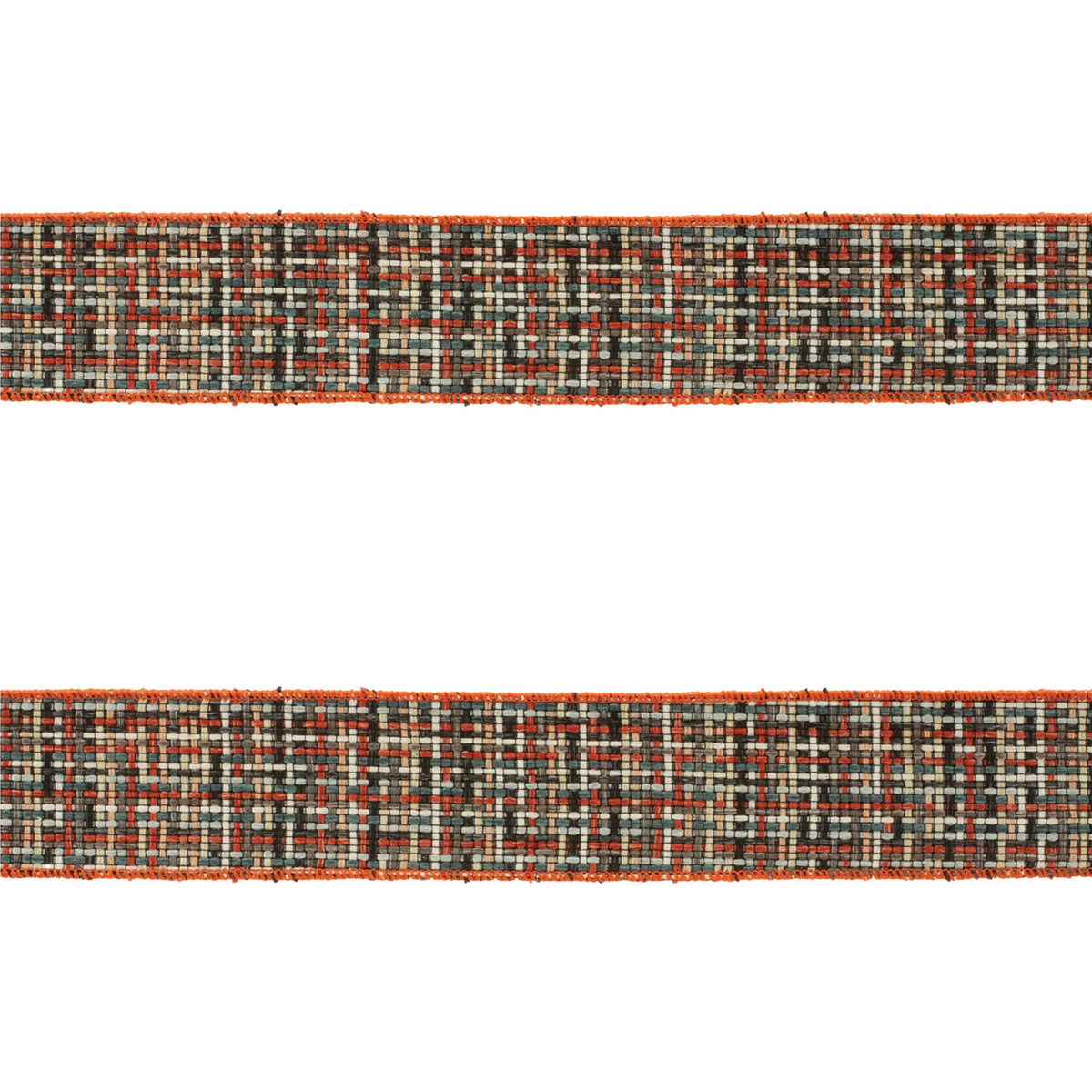 Checkered Woven Wired Ribbon (Set of 2)