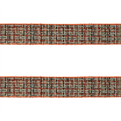 Checkered Woven Wired Ribbon (Set of 2)