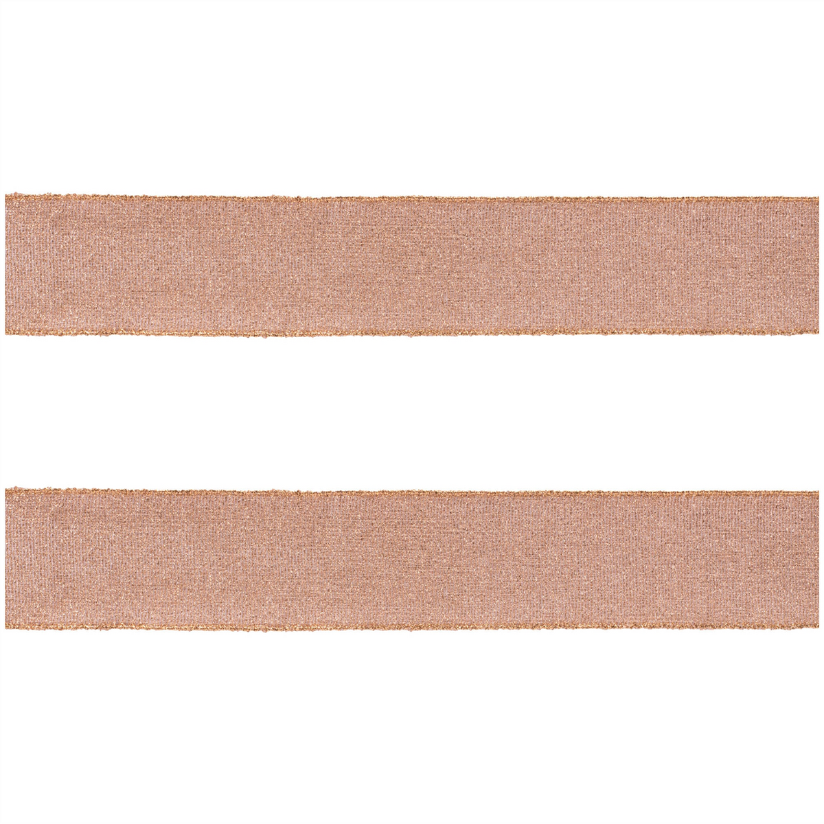Pink Shimmer Wired Ribbon (Set of 2)