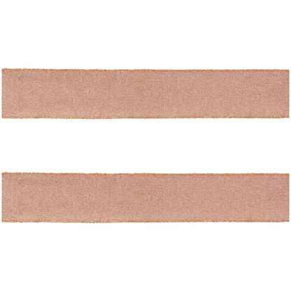 Pink Shimmer Wired Ribbon (Set of 2)