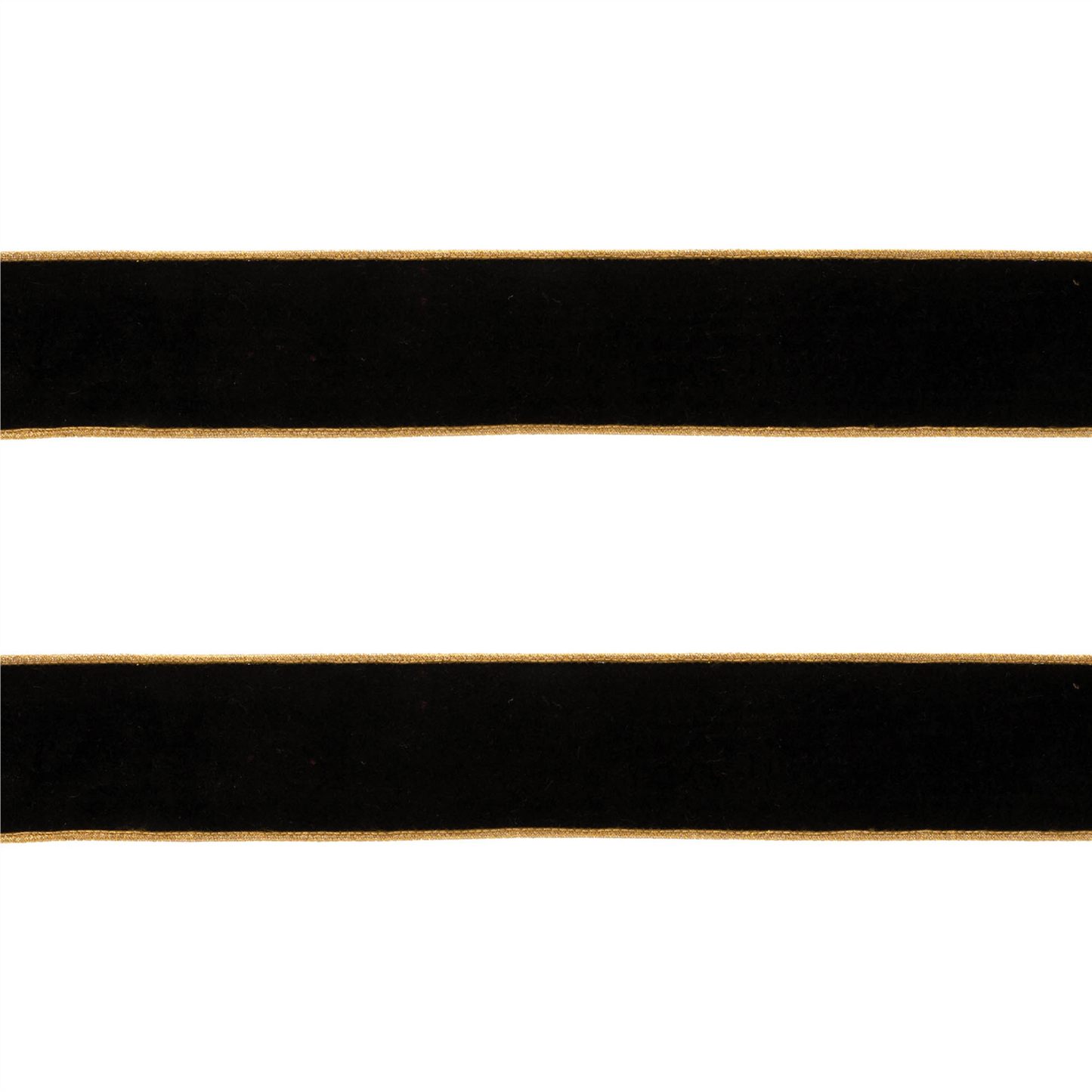 Black Wired Ribbon (Set of 2)
