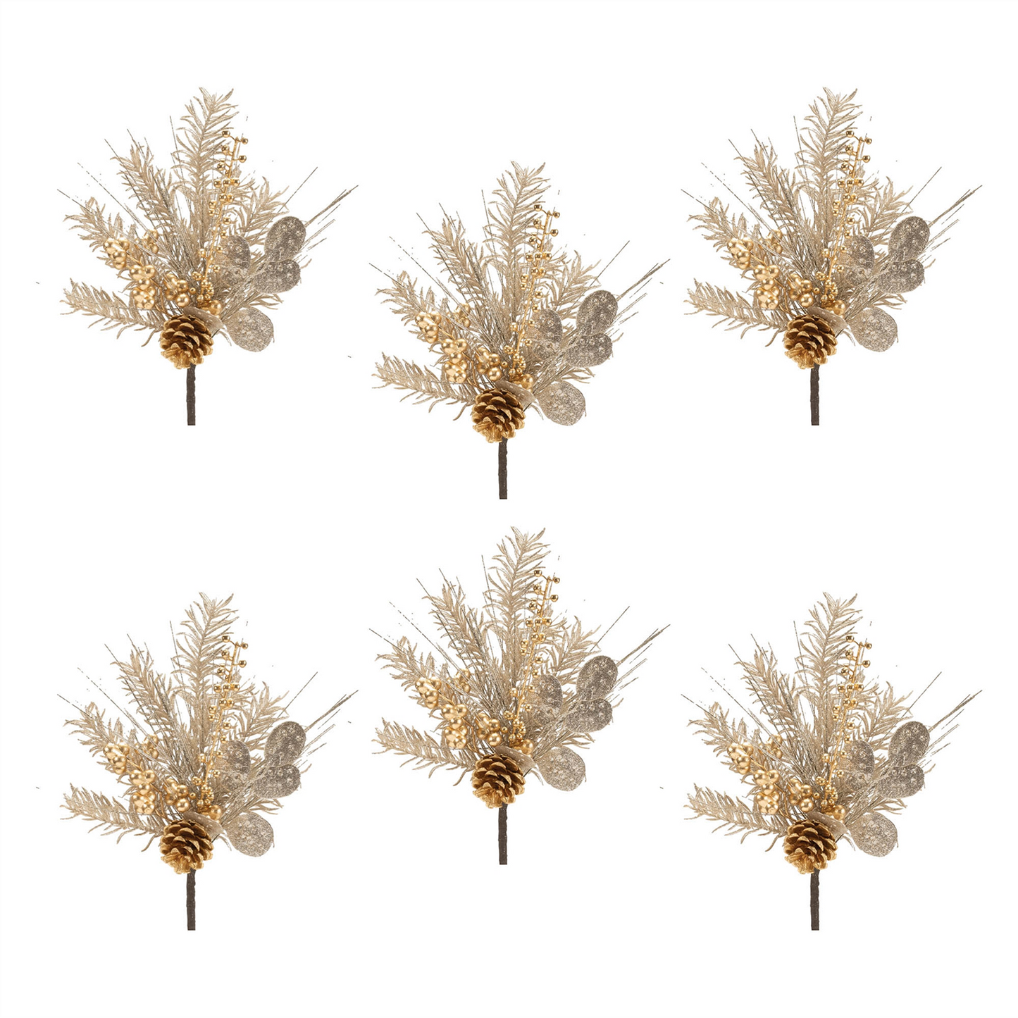 Mixed Pine Eucalyptus Spray (Set of 6)