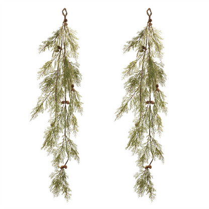 Pine and Pinecone Garland (Set of 2)