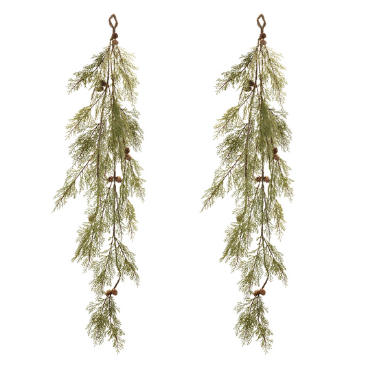 Pine and Pinecone Garland (Set of 2)