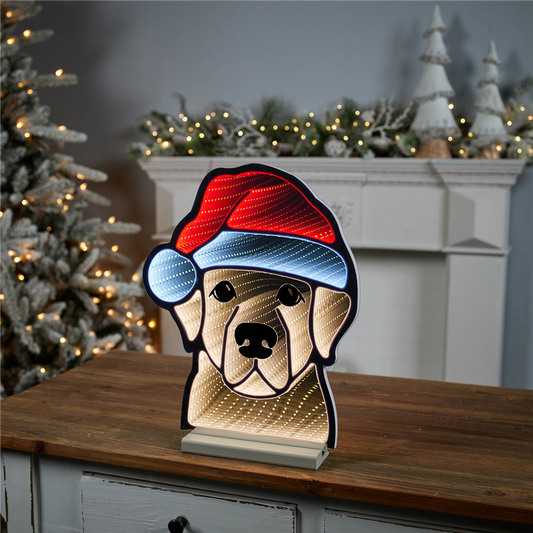 Holiday Dog Ekkolight 16.5"H -Ship Only