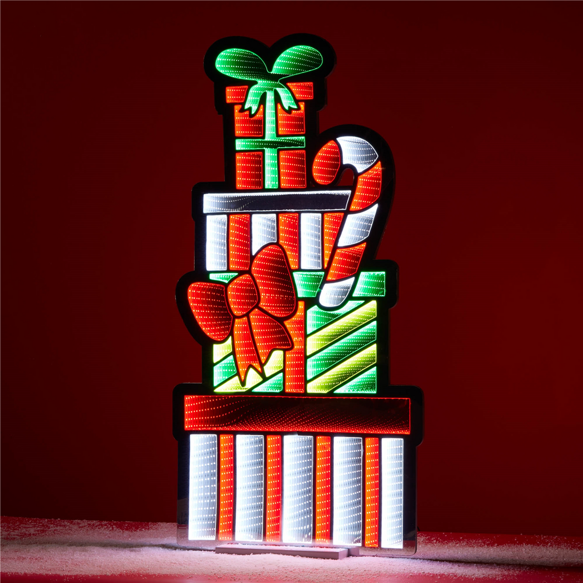 Package Stack and Candy Cane Ekkolight 47"H