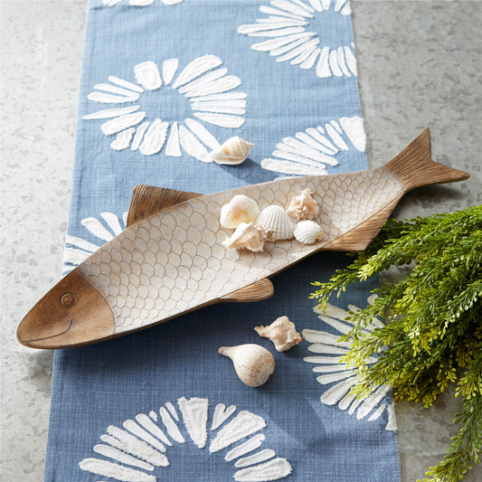 Fish Tray 22.5”L Ceramic -Ship Only