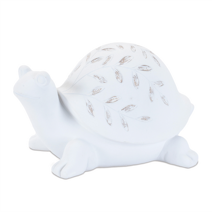 Etched Frog and Turtle Figurine (Set of 2)