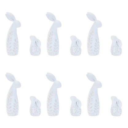 Etched Bunny Figurine (Set of 12)