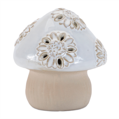 Porcelain Mushroom Decor (Set of 6)