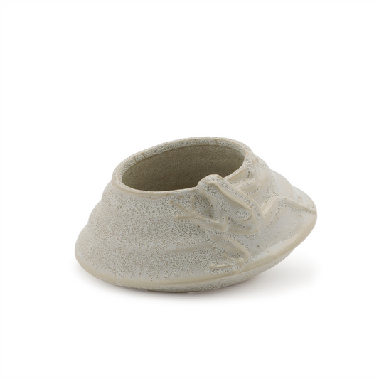 Round Porcelain Planter with Frog (Set of 2) -Ship Only
