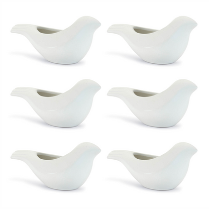 Ceramic Bird Planter (Set of 6)