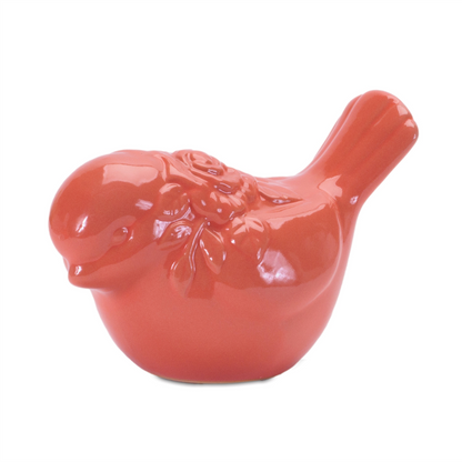 Ceramic Floral Bird Figurine (Set of 6)