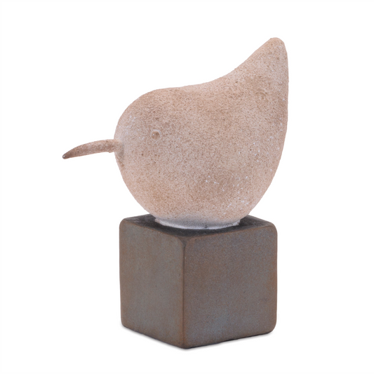Bird on Base (Set of 2) 4.75"H, 5.5"H Resin -Ship Only