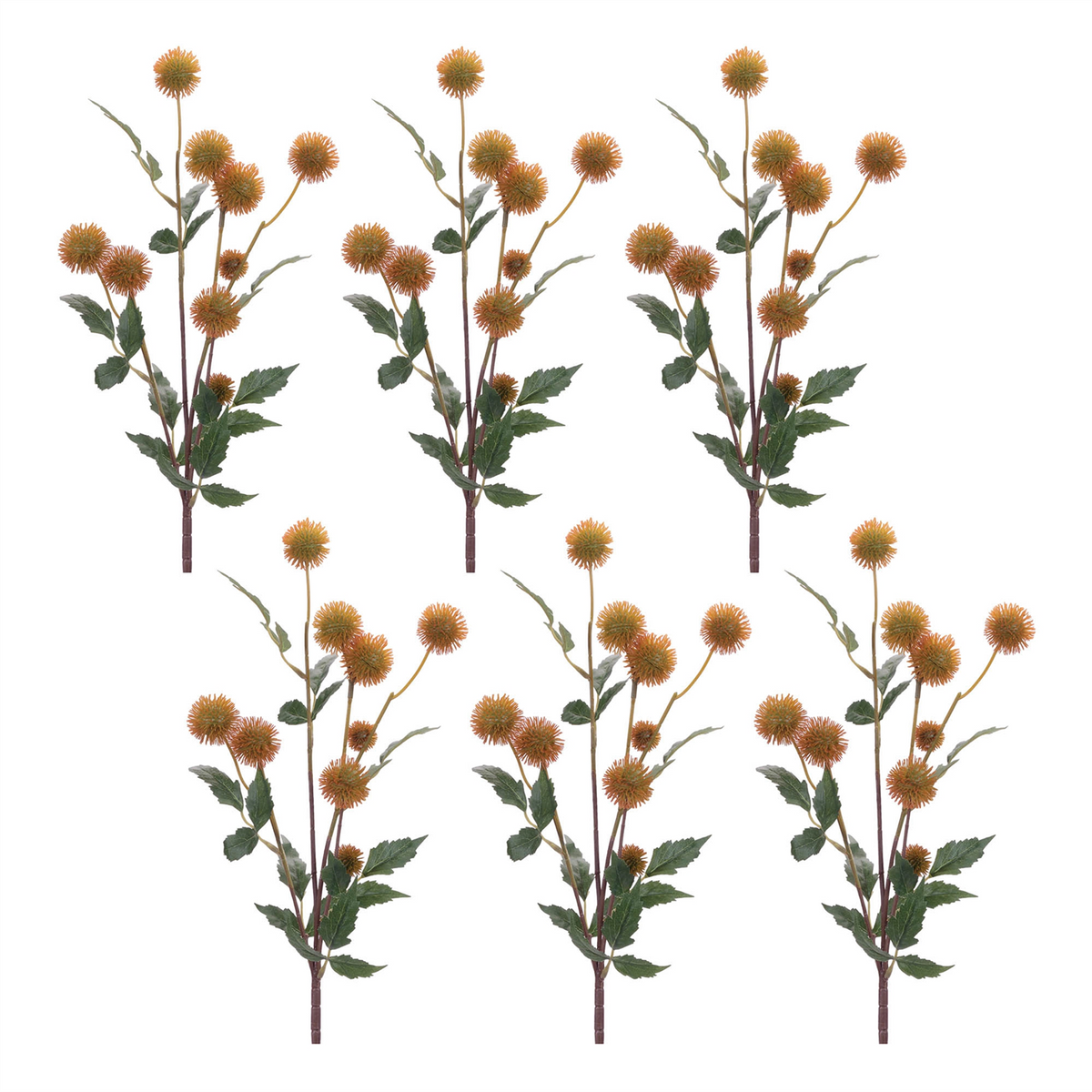 Pod Branch (Set of 6) 28”H Fabric/Plastic -Ship Only