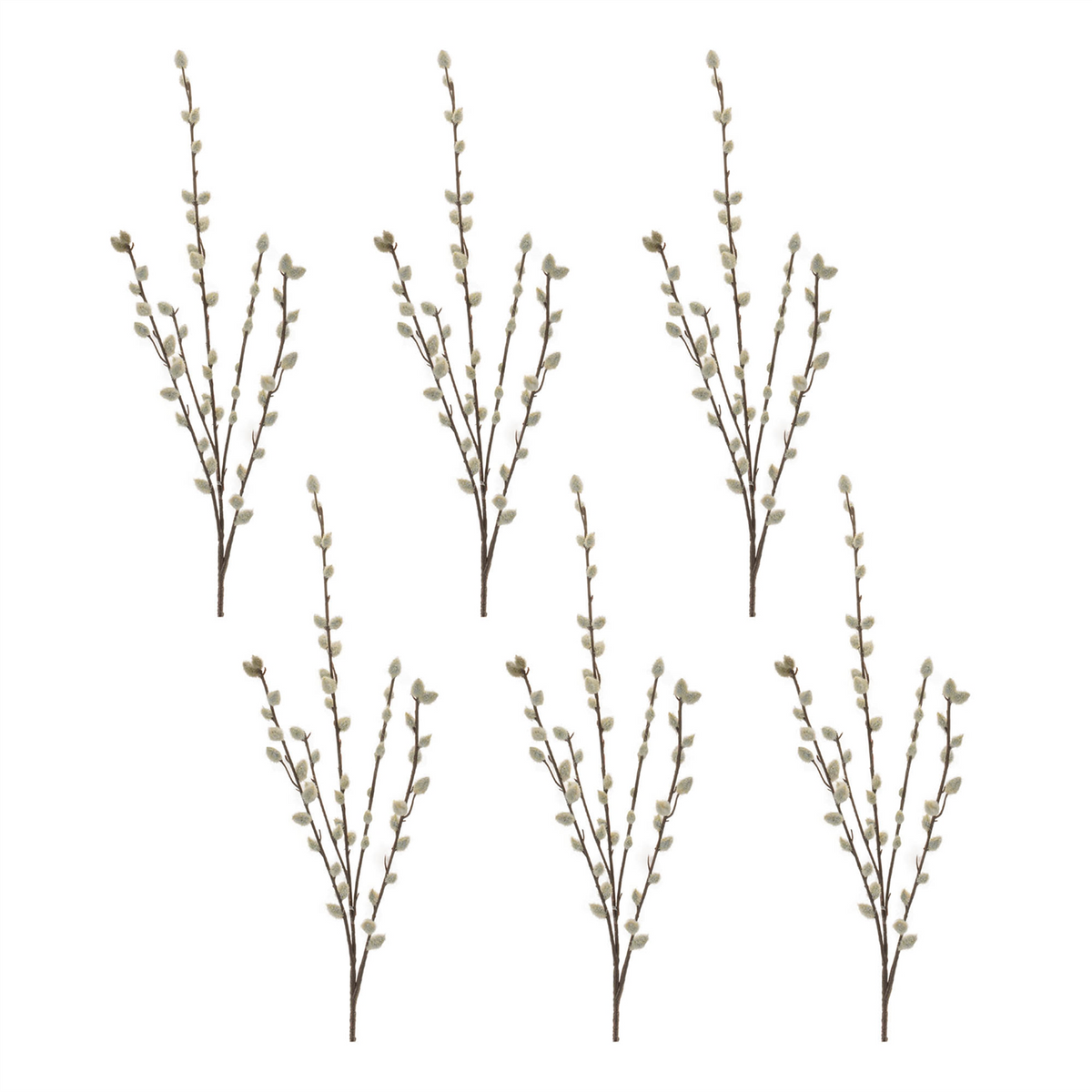 Pussy Willow Twig Spray (Set of 6) -Ship Only