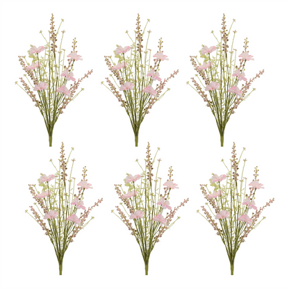 Mixed Cosmos Floral Bush (Set of 6)