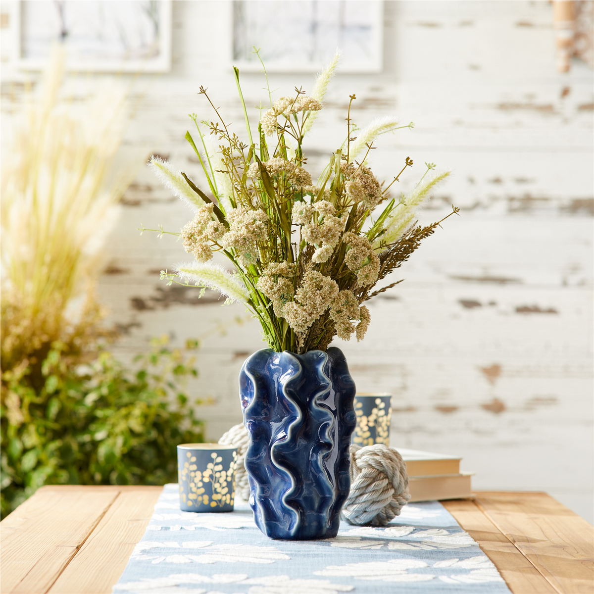 Heather Floral Bush (Set of 2) -Ship Only