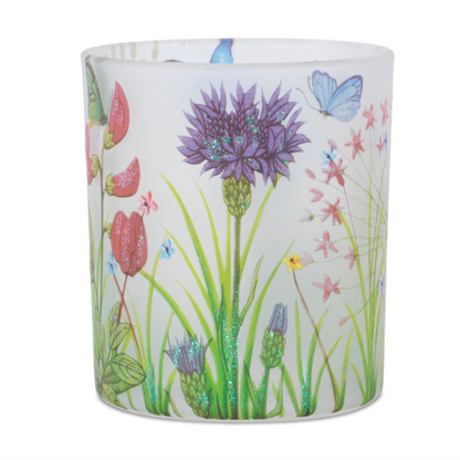 Floral Butterfly Votive Candle Holder (Set of 6)