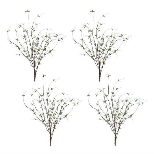 Mini Leaf Twig Branch (Set of 4) -Ship Only