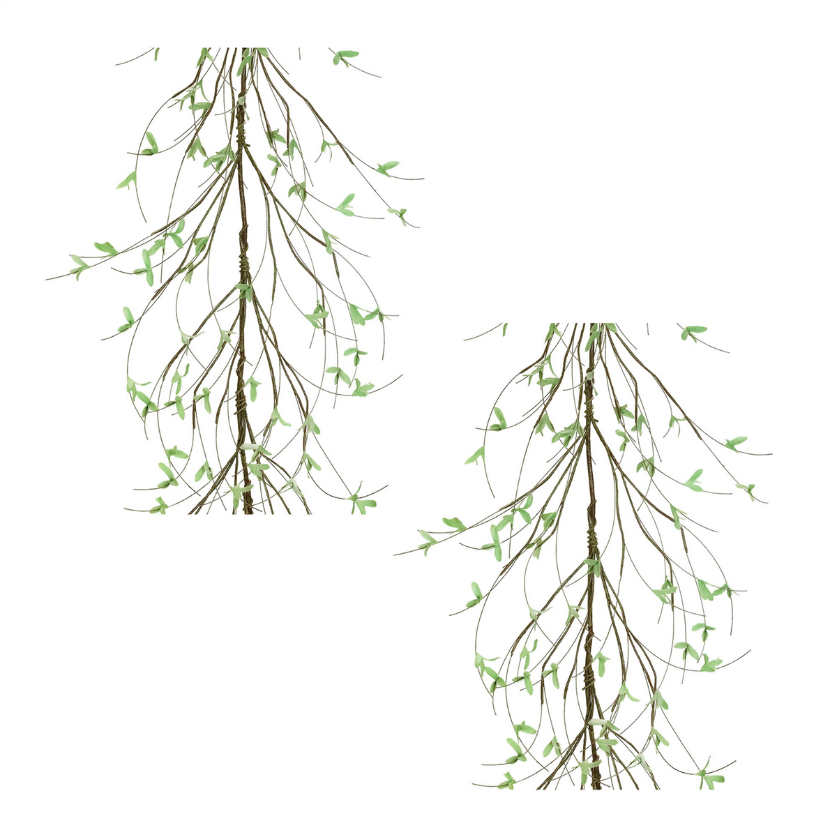 Mini Leaf Twig Garland (Set of 2) -Ship Only