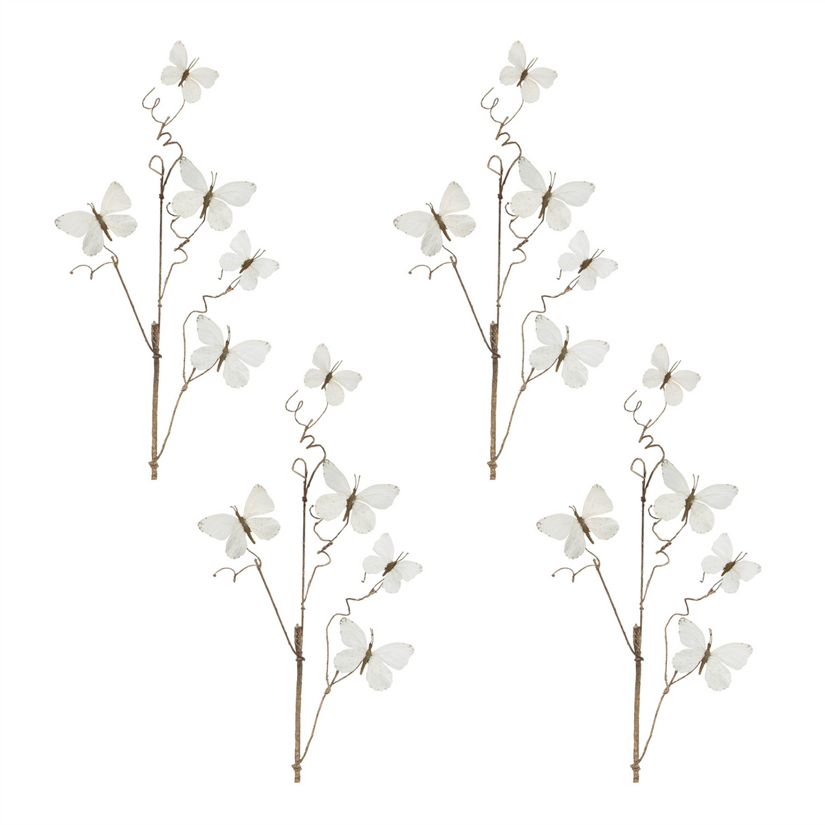 Butterfly Twig Spray (Set of 4) -Ship Only