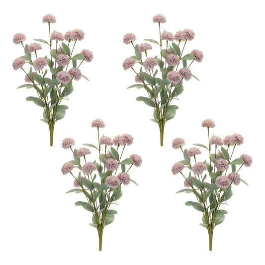 Mini Mum Floral Bush (Set of 4) -Ship Only