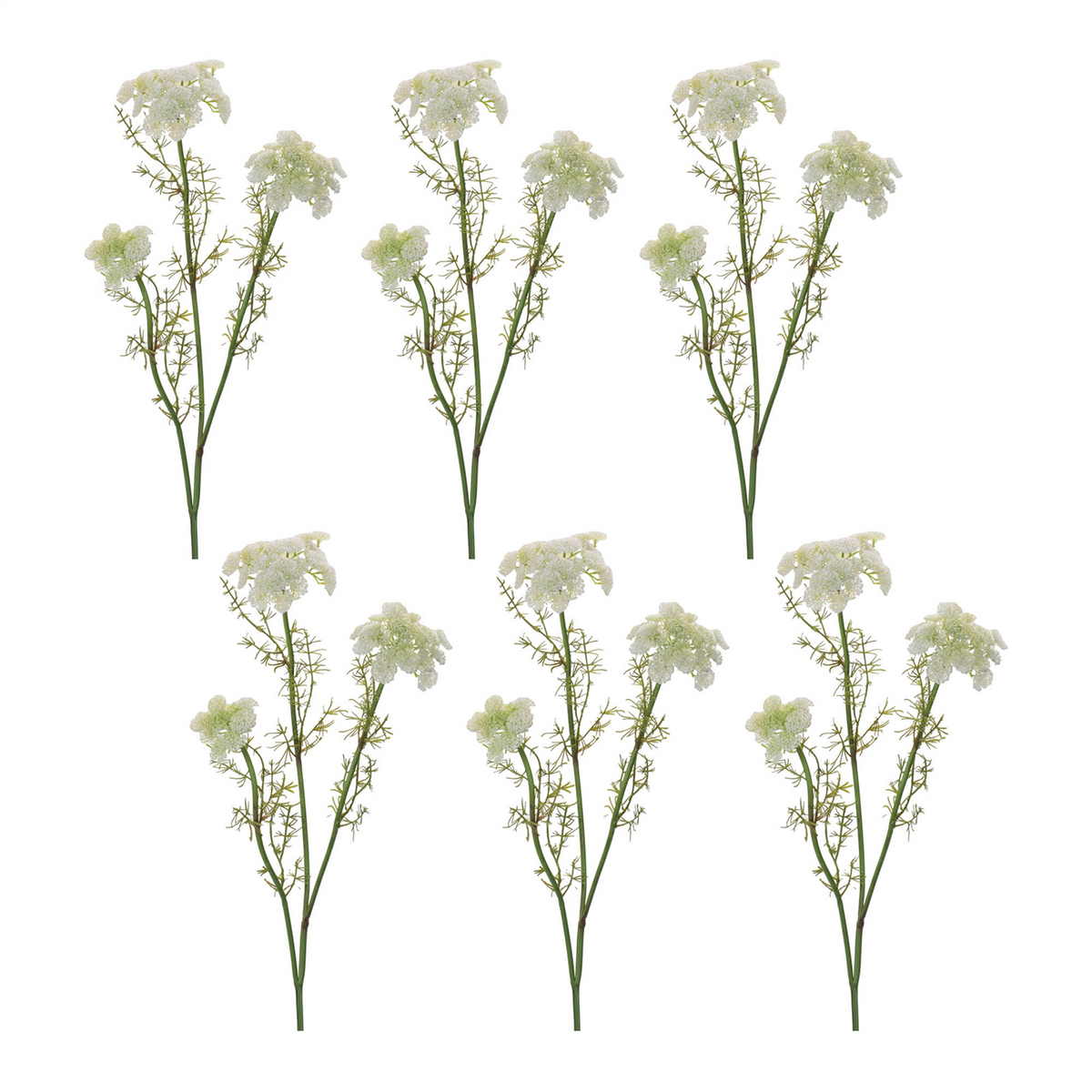 Queen Anne's Lace Floral Spray (Set of 6)