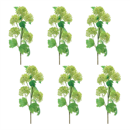 Snowball Floral Spray (Set of 6)