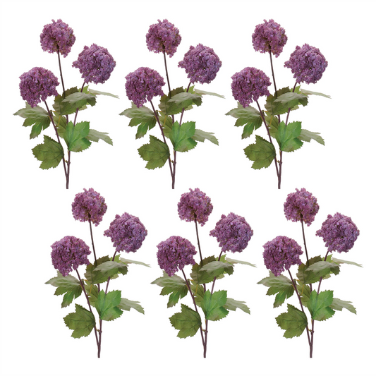 Snowball Branch (Set of 6) 29.5”H Polyester -Ship Only