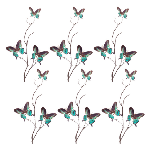 Butterfly Twig Spray (Set of 6) -Ship Only