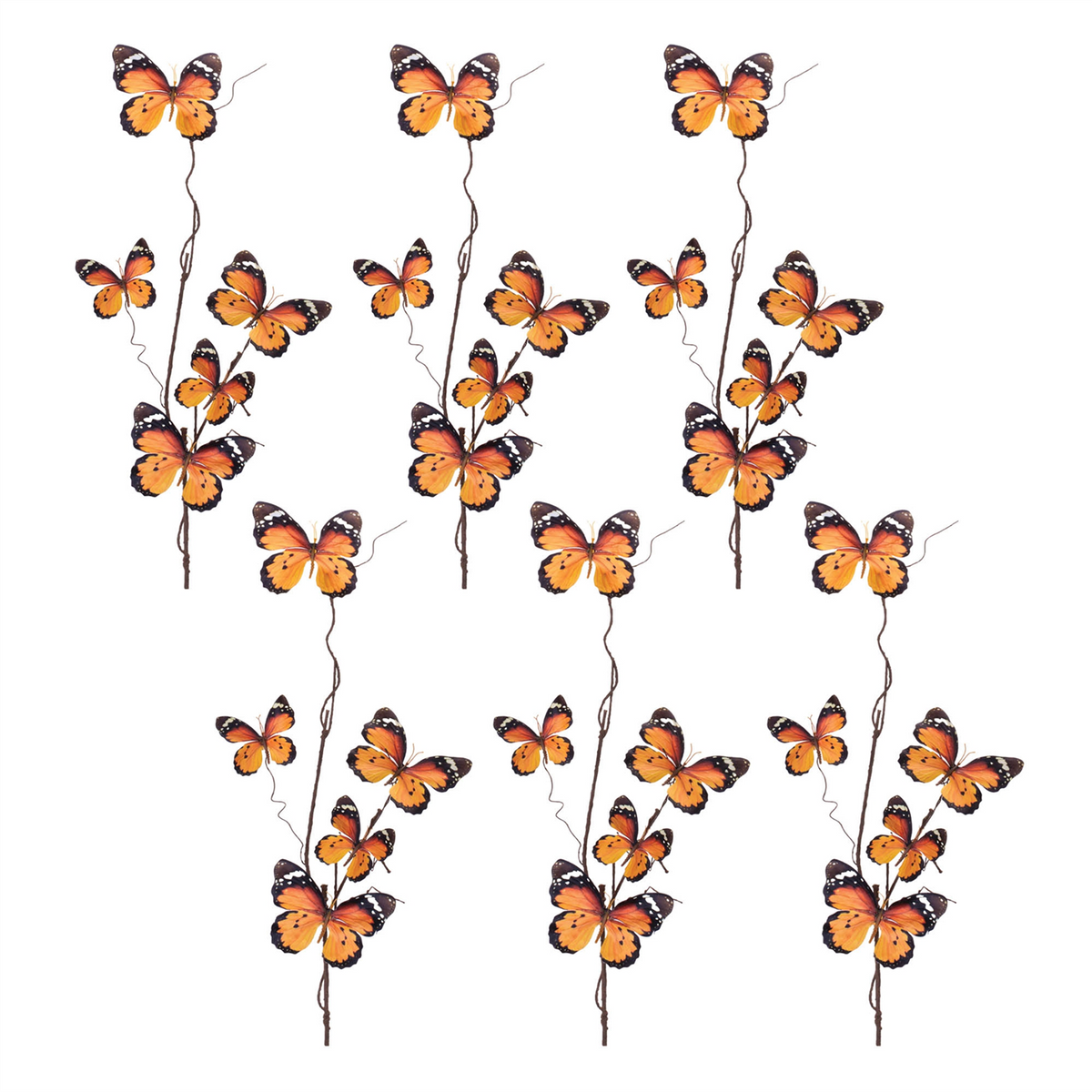 Butterfly Twig Spray (Set of 6) -Ship Only