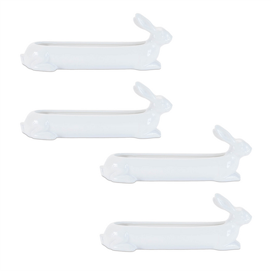 Ceramic Garden Bunny Planter (Set of 4) -Ship Only