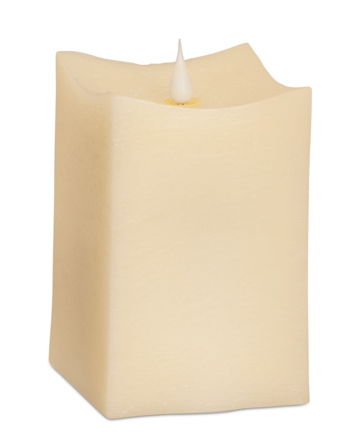 Simplux LED Squared Candle with Moving Flame and Remote (Set of 2) -Ship Only