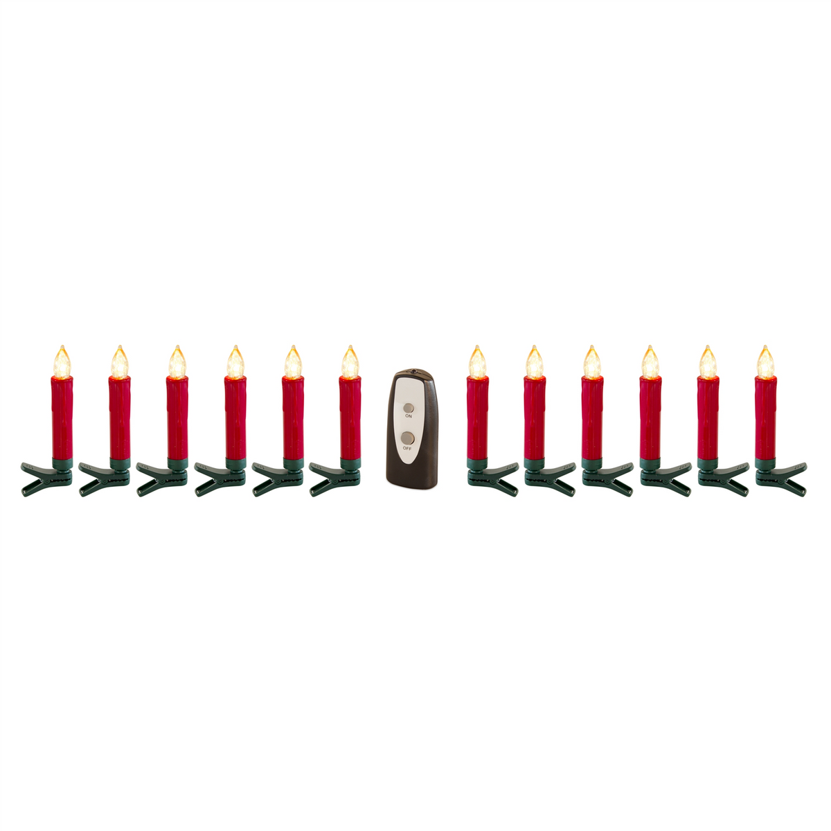 LED Clip on Taper Candle with Remote (Set of 24)