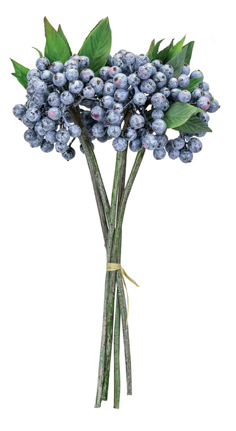 Blue Berry Foliage Bundle (Set of 12) -Ship Only