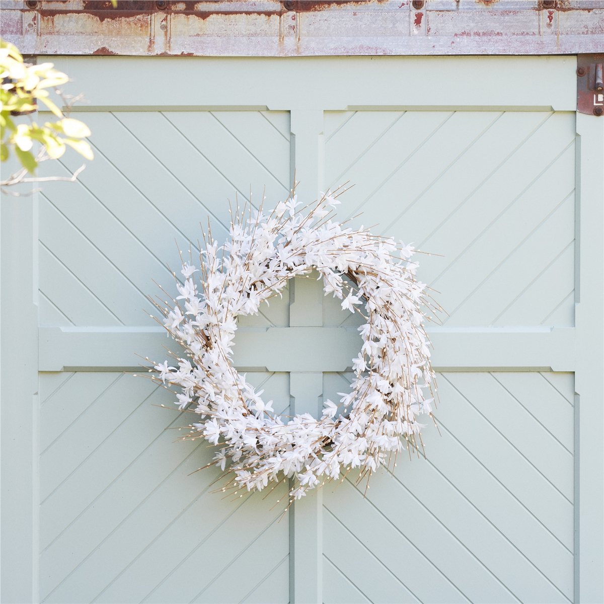 Blossom Floral Wreath 25"D -Ship Only