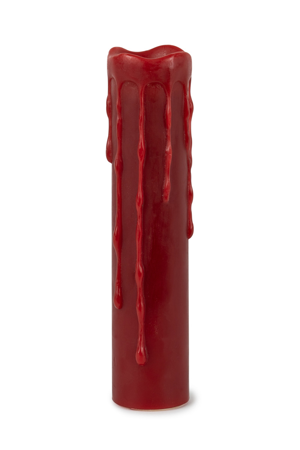 Red LED Dripping Wax Designer Candle with Remote (Set of 2) -Ship Only