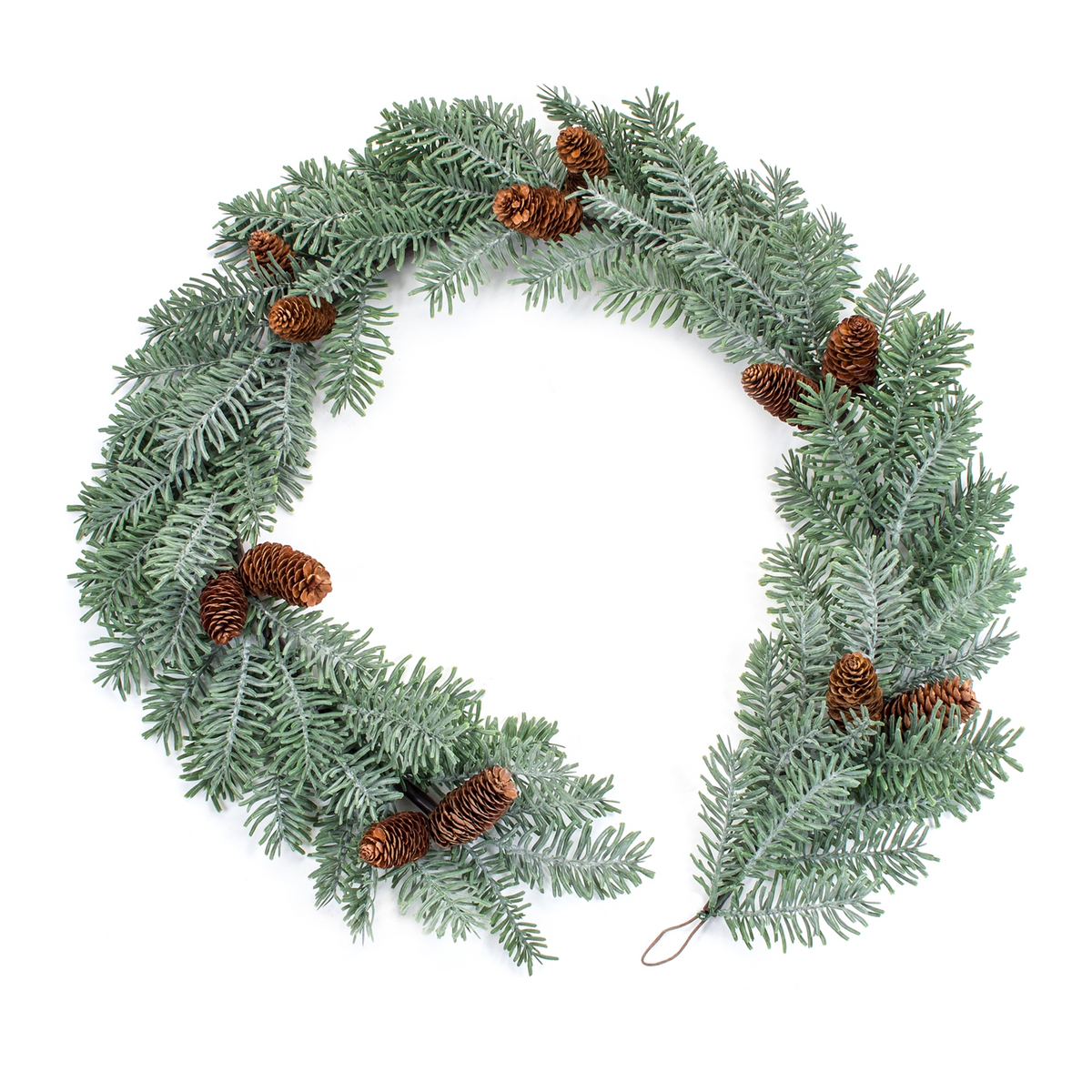 Winter Pine Garland with Pinecone Accents (Set of 2) -Ship Only