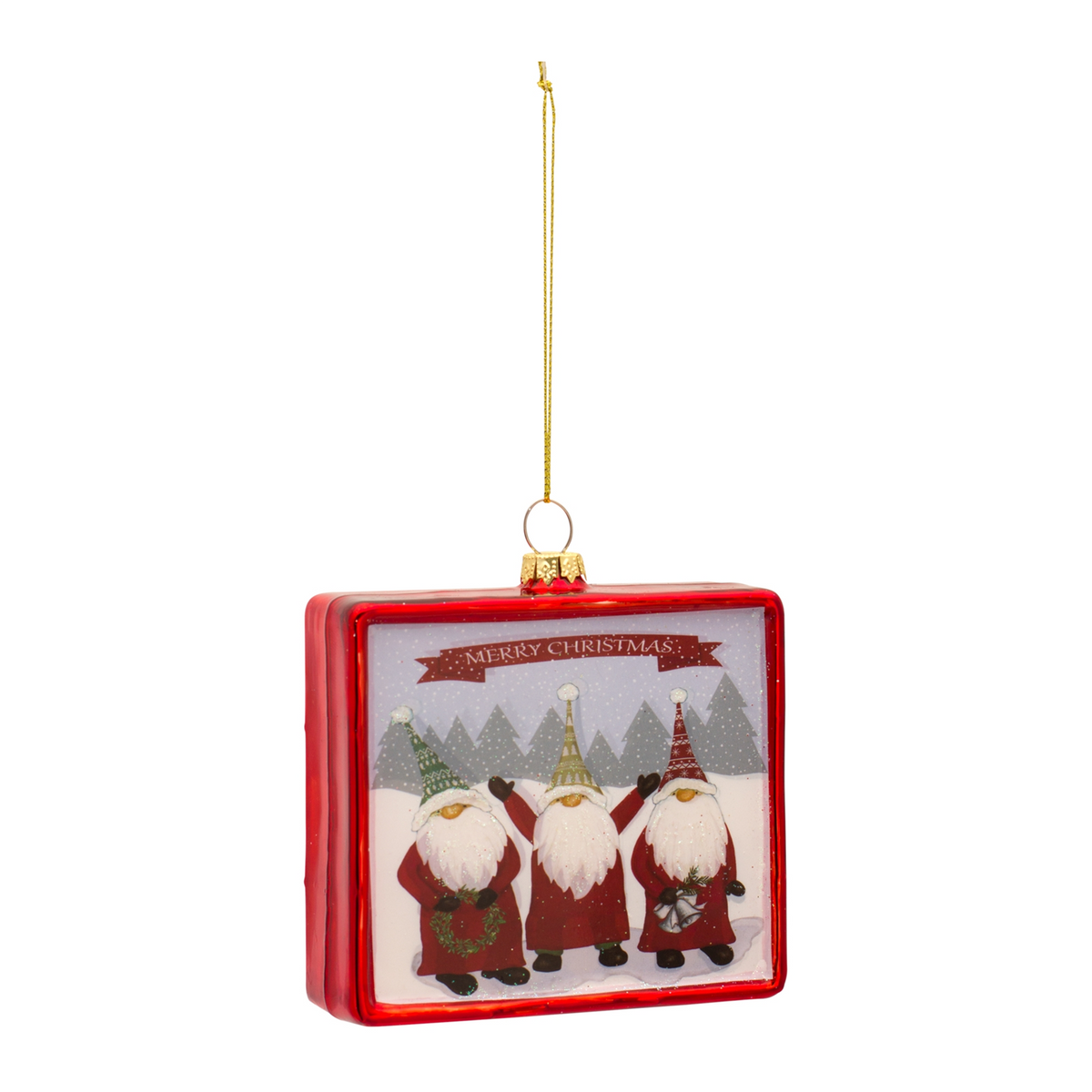 Gnome Merry Christmas Ornament (Set of 12) -Ship Only