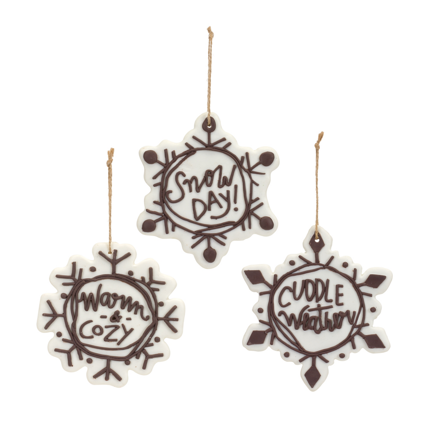 Cut Cookie Design Snowflake Ornament (Set of 12) -Ship Only