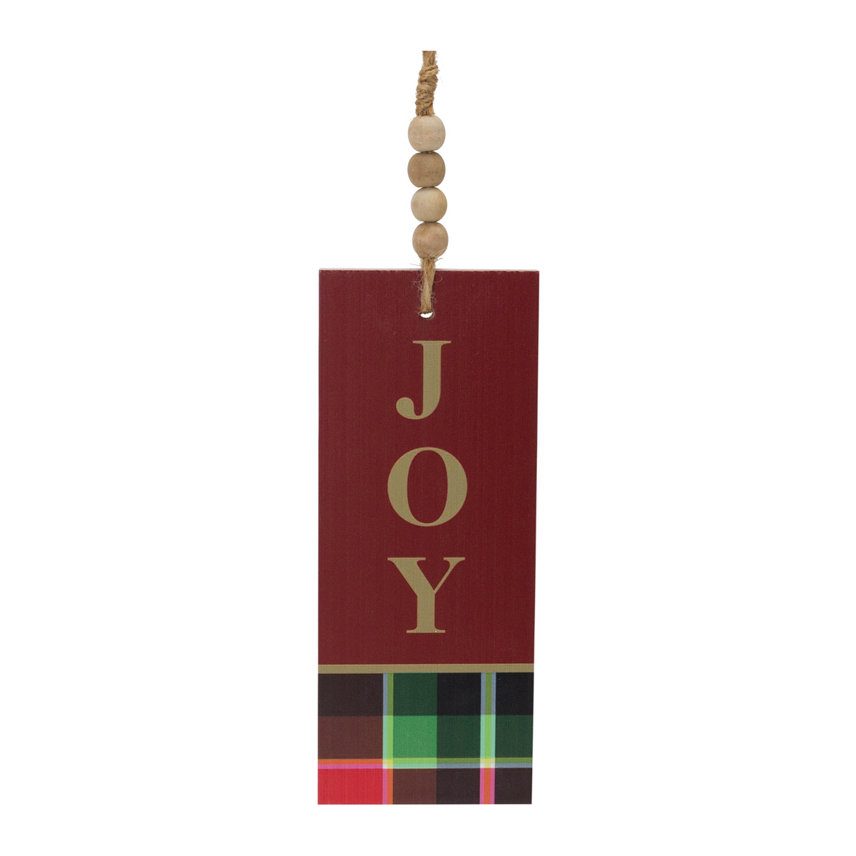 Wood Sentiment Tag Ornament (Set of 12) -Ship Only